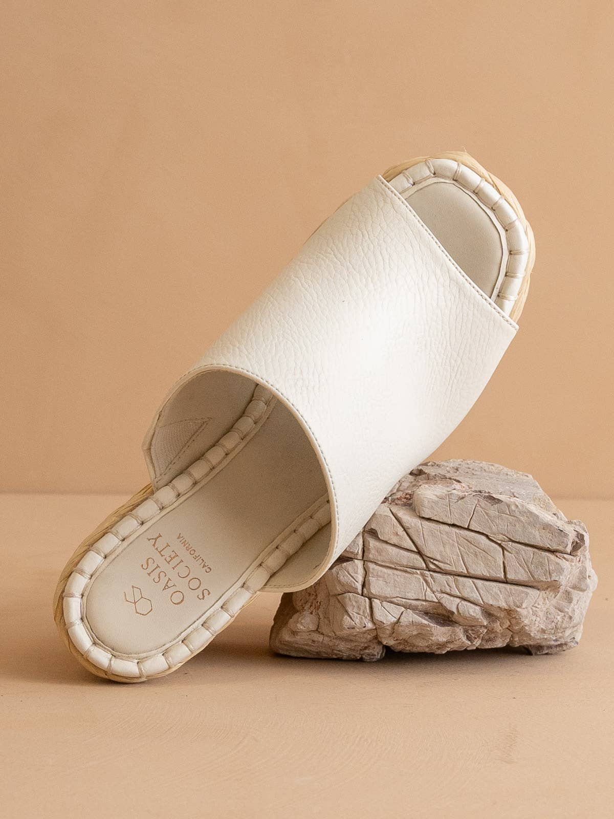 The Raina White | Espdarille Slip On Wedge for wholesale on Faire2