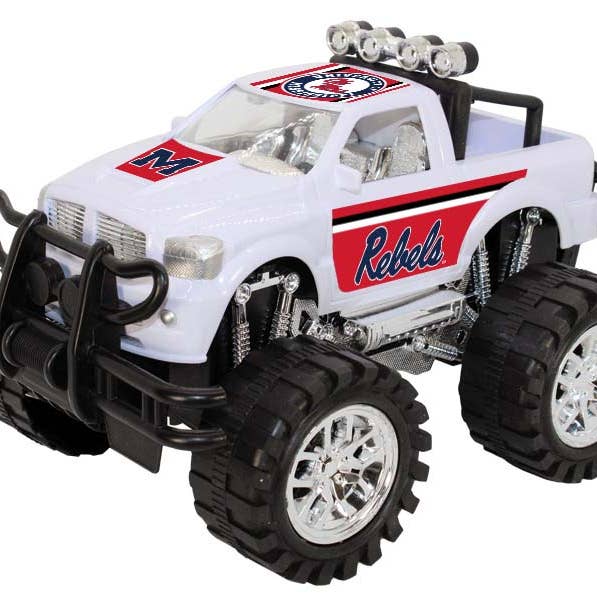 Ole Miss Rebels Toy Truck Monster Wht for wholesale by Jenkins Enterprises