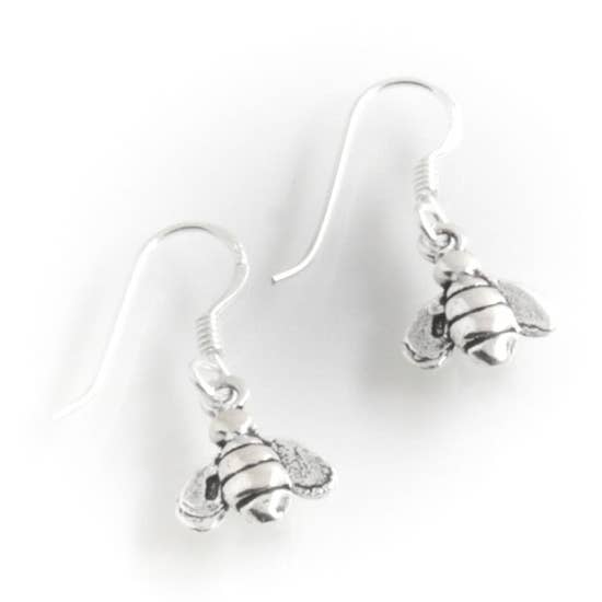 El Expreso de Oriente - Wholesale Dangle Earrings - Silver Bee Earring0