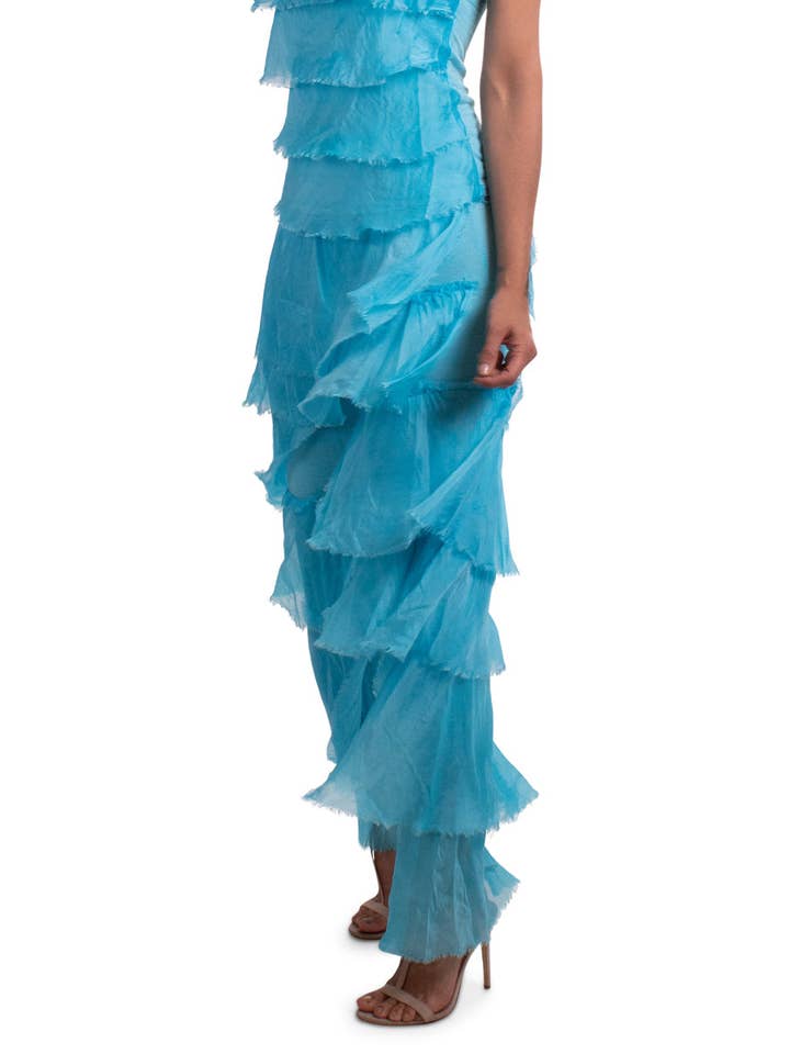 Gigi Moda - Wholesale Pants - Women's - Silk Ruffle Pant