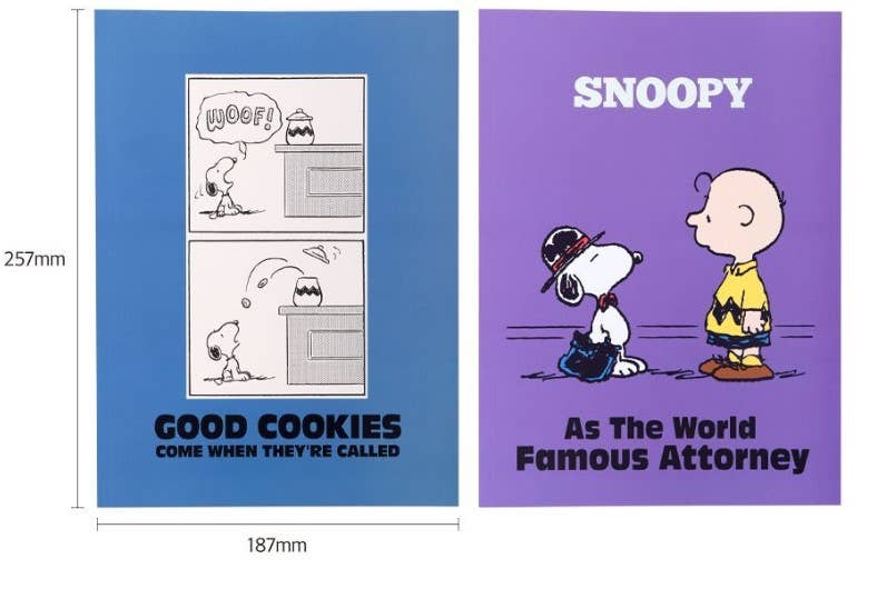 K-Wonderland – wholesale Anteckningsbok – Peanuts Snoopy & Friends Line anteckningsbok1