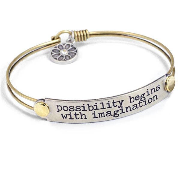 Sweet Romance Jewelry - Wholesale Bangle Bracelet - Inspirational Message Bar Bangle Bracelets8