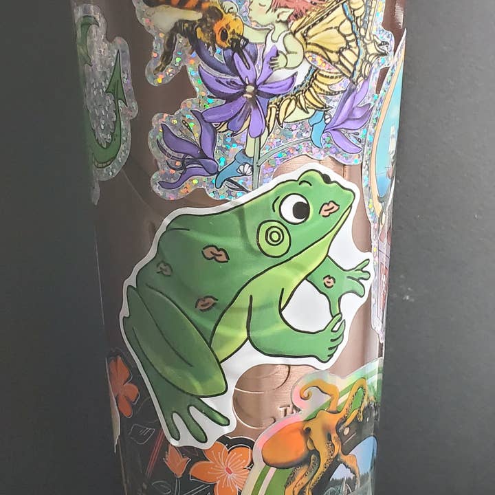 Dragon Art - Wholesale Sticker - Frog Prince Kisses Sticker2