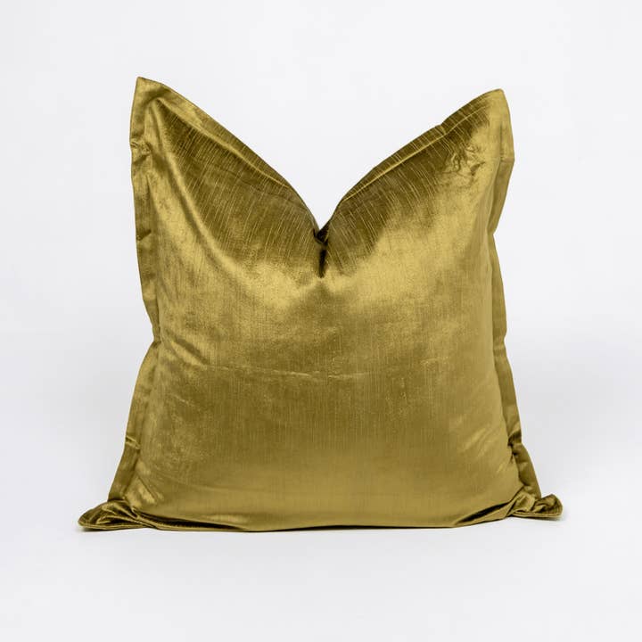 BHD HOME - Wholesale Chair cushion - Velvet Flange Chartreuse Large Lounge Cushion 60 x 60cm1