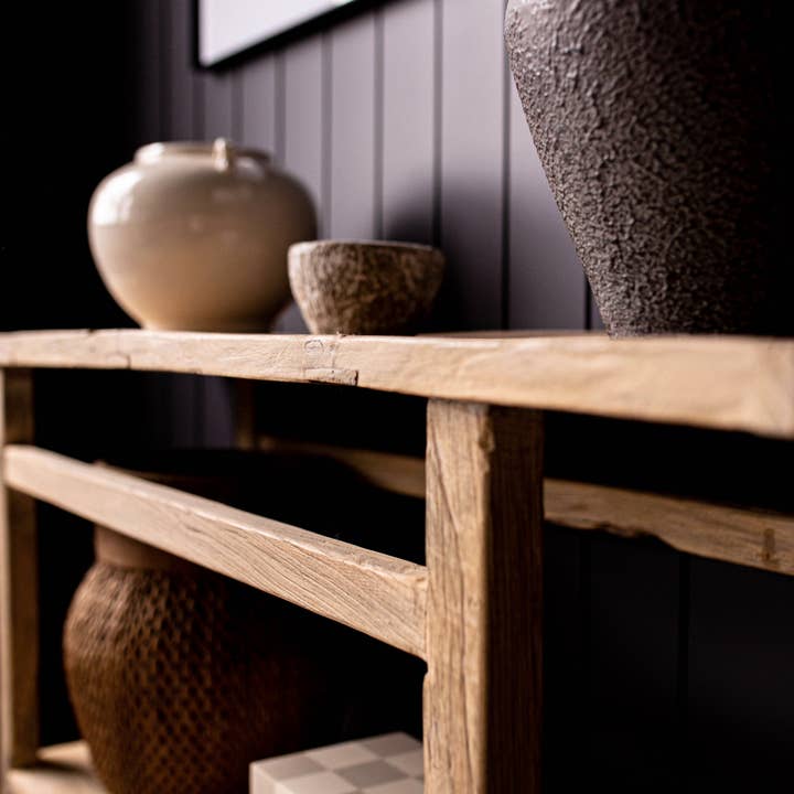 Luxe B Co - Wholesale Console table - Alameda Reclaimed Elm Wood Console Entry Way Table 4