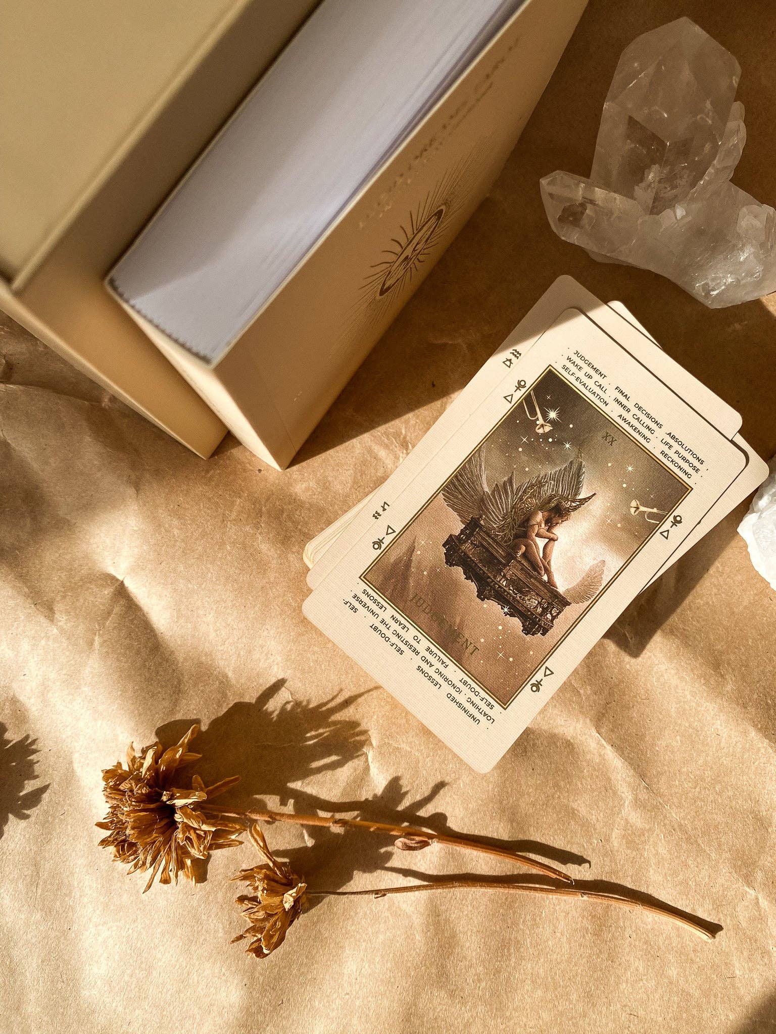 ST SOLEIL - Wholesale Tarot Cards - Lucid Dreams Beginners Tarot Deck ED IV, Beige24