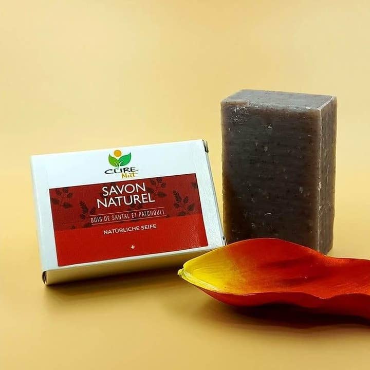 CureNat - Wholesale Bar Soap - Savon Bois de Santal et Patchouli0