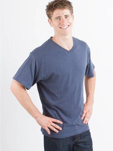 Spun Bamboo - Wholesale T-Shirt - Men's - Men's Bamboo Viscose V-Neck T-Shirt