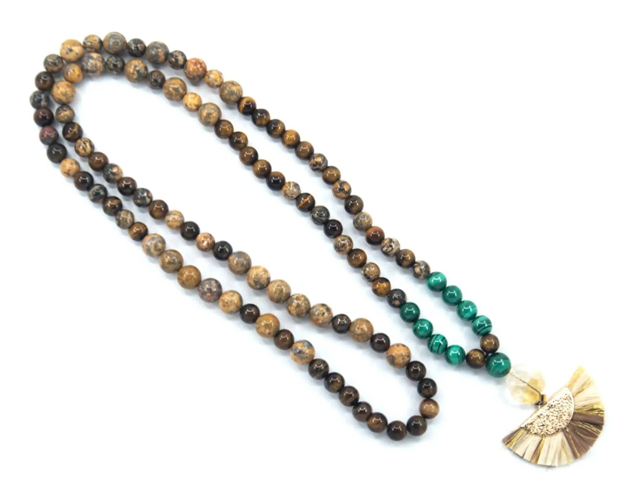 LOKA.HAUS – Großhandel Gebetskette für den Hals – Celestial Mala Perlenkette7