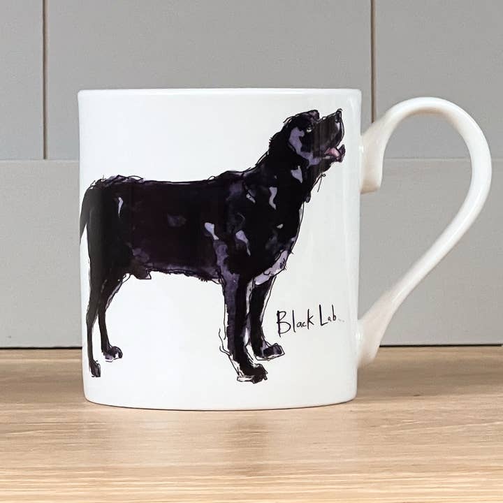 mclaggan+co – wholesale Kaffekoppar – Svart Labrador mugg
