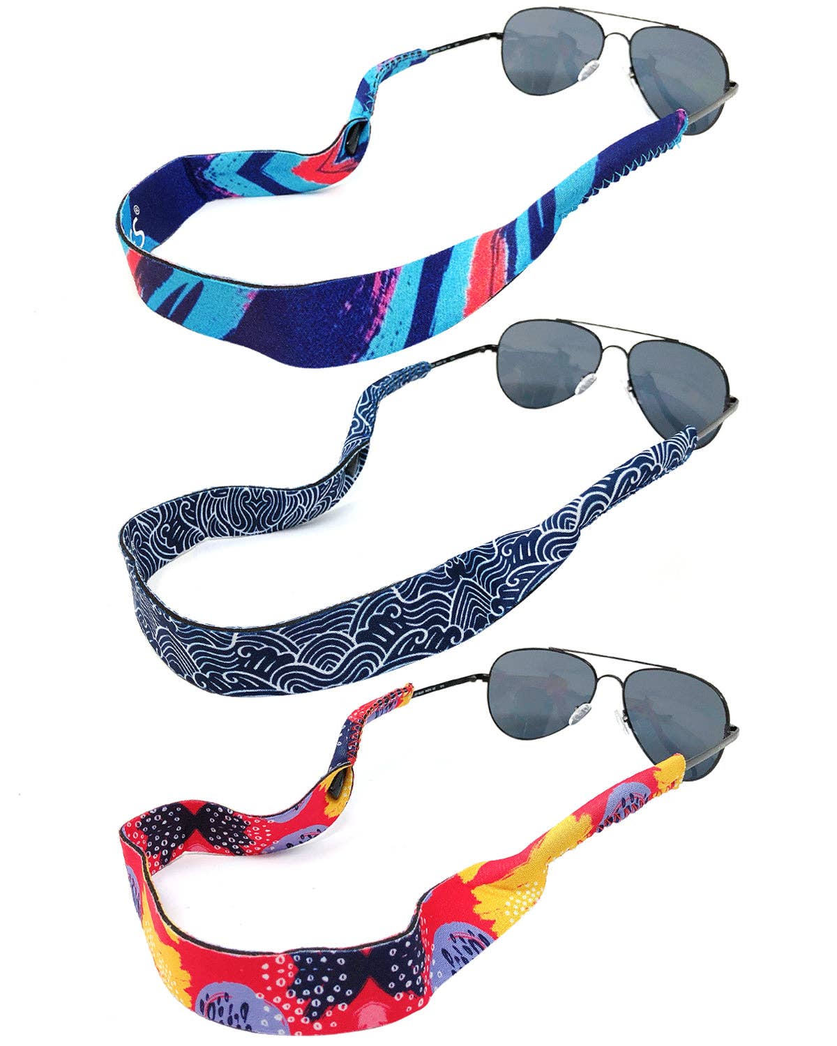 Wrapables.com - Vente Cordon à lunettes de vue / de soleil – femme - Support à lunettes réglable Wrapables, sangle pour lunettes de soleil15