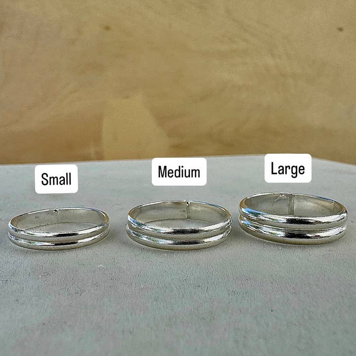 Breezi Mae - Wholesale Band/Stacked Ring - Double Band Stacker Ring2