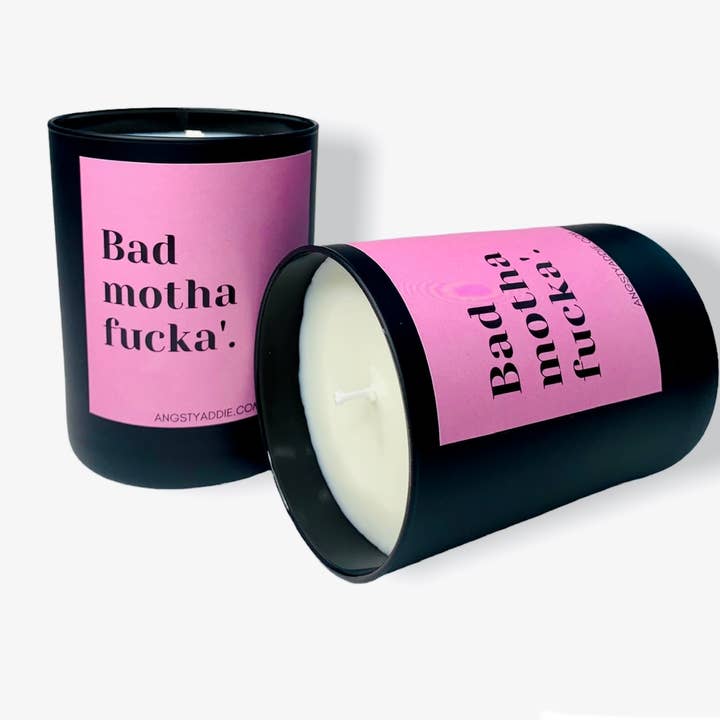 Angsty Addie - Vente Bougie en bocal - Bougie amusante pour maman pour la fête des mères, cadeau pour maman badass, 14 oz1