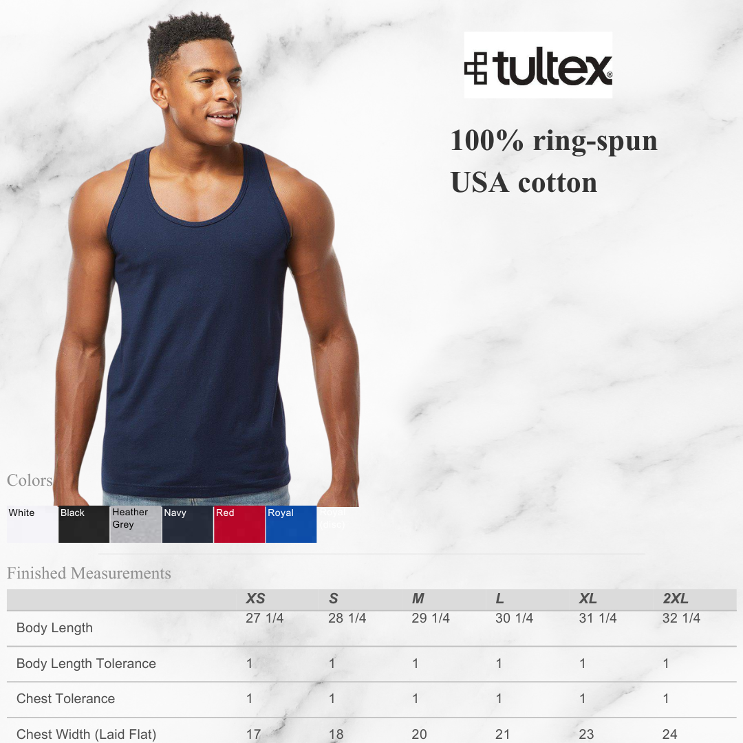 MYES BULK APPAREL - Wholesale Tank Top - Men's - Tultex Unisex Fine Jersey Tank – Lightweight Premium Cotton5