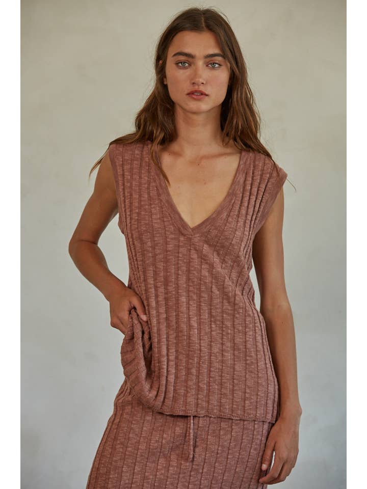 By Together - Wholesale Knit Top - Women's - W1393 | ISLA VEST TOP