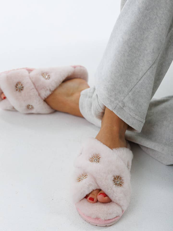 CRYSTAL SHEEP SLIPPERs for wholesale by limlim