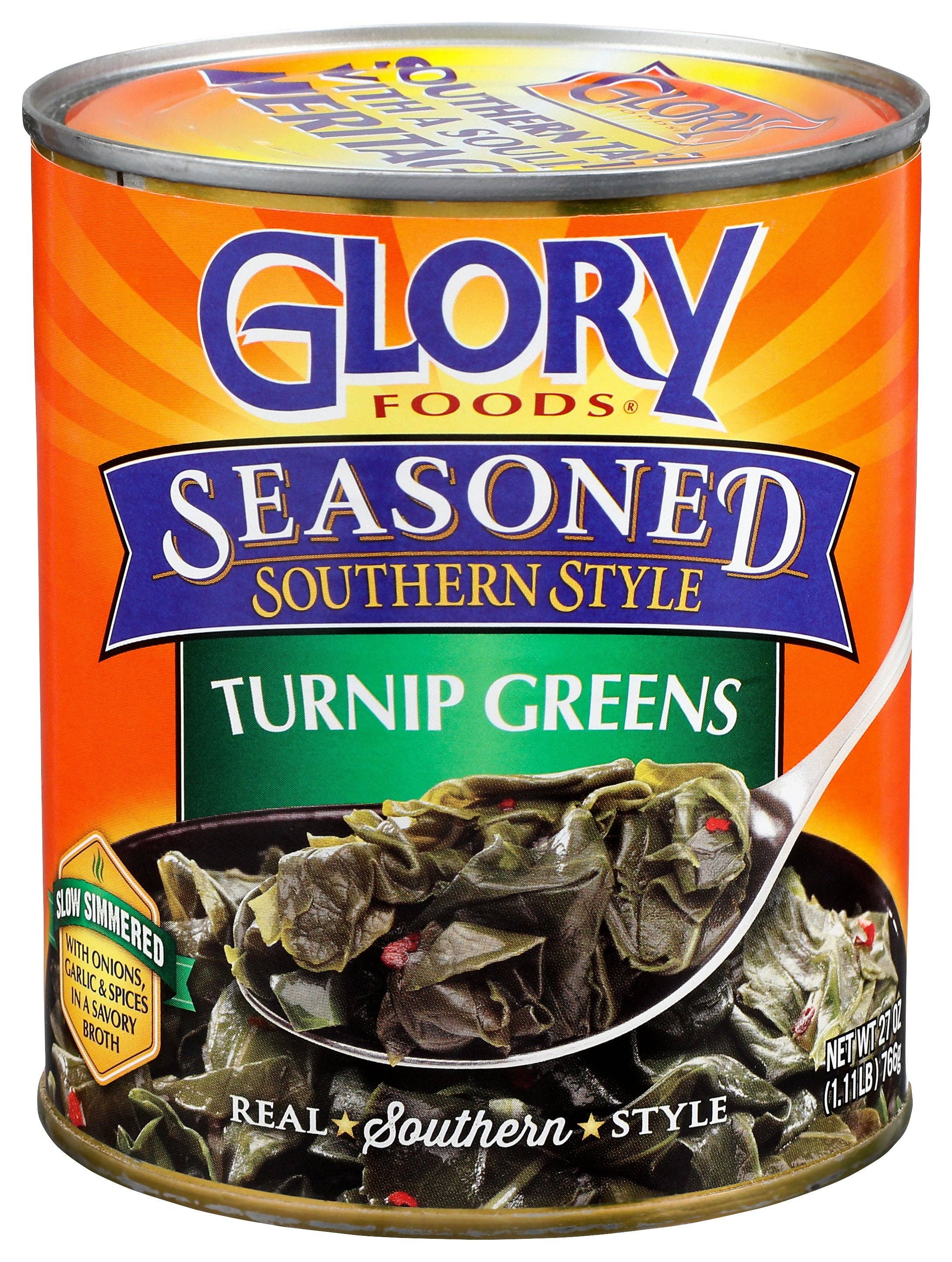 Everyday Supply Co - Wholesale Canned Vegetables - GLORY FOODS GREENS TURNIP - Case of 12