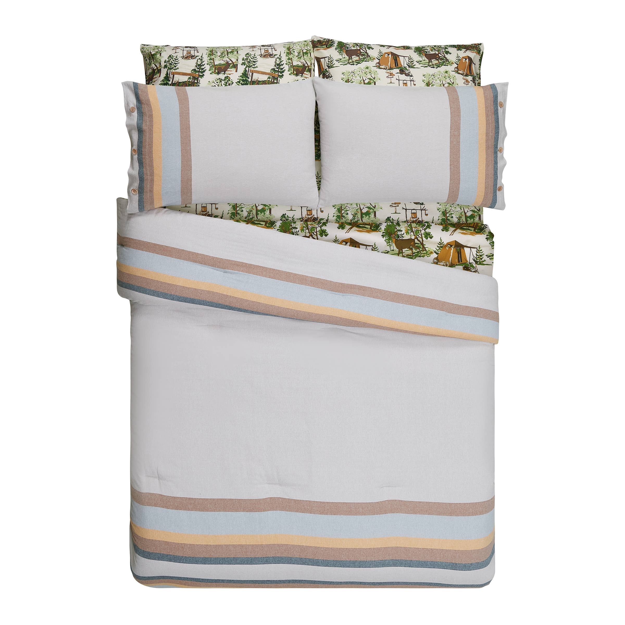 Peking Handicraft - Vendita all'ingrosso Set di lenzuola - Set copripiumino CAMP WANDAWEGA - CAMP W1