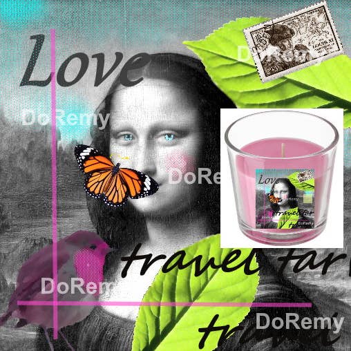Mona Lisa Liebe Kerze für den Großhandel von doremy
