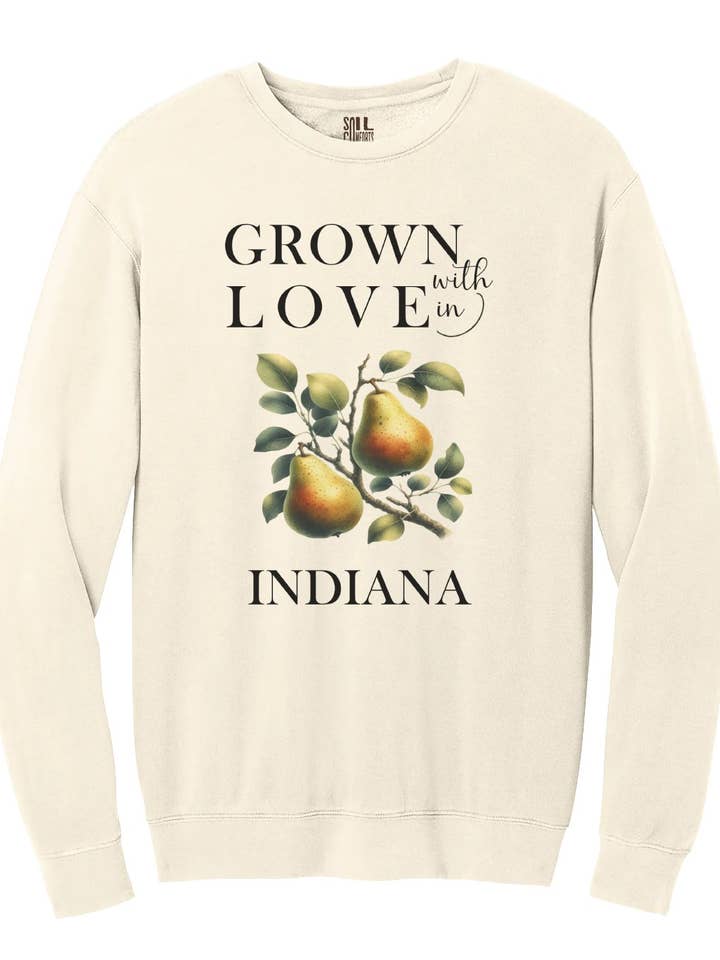 Sweatshirt Indiana Pears por atacado de Soil Comforts