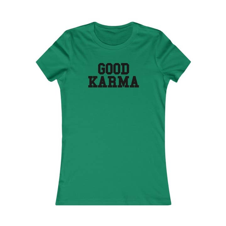 Good Karma - Favoriete t-shirt voor dames voor wholesale door Better Planet Studio