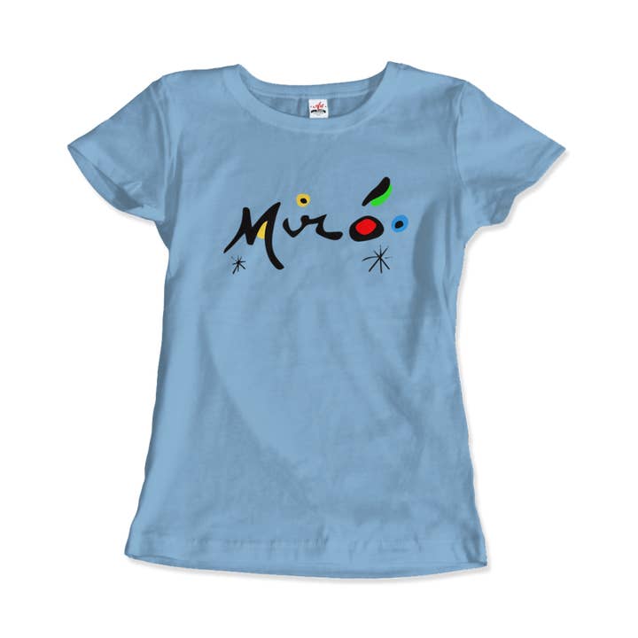 Art-O-Rama Shop - Wholesale Screen Printed T-Shirt - Unisex - Joan Miro Colorful Signature Artwork T-Shirt10