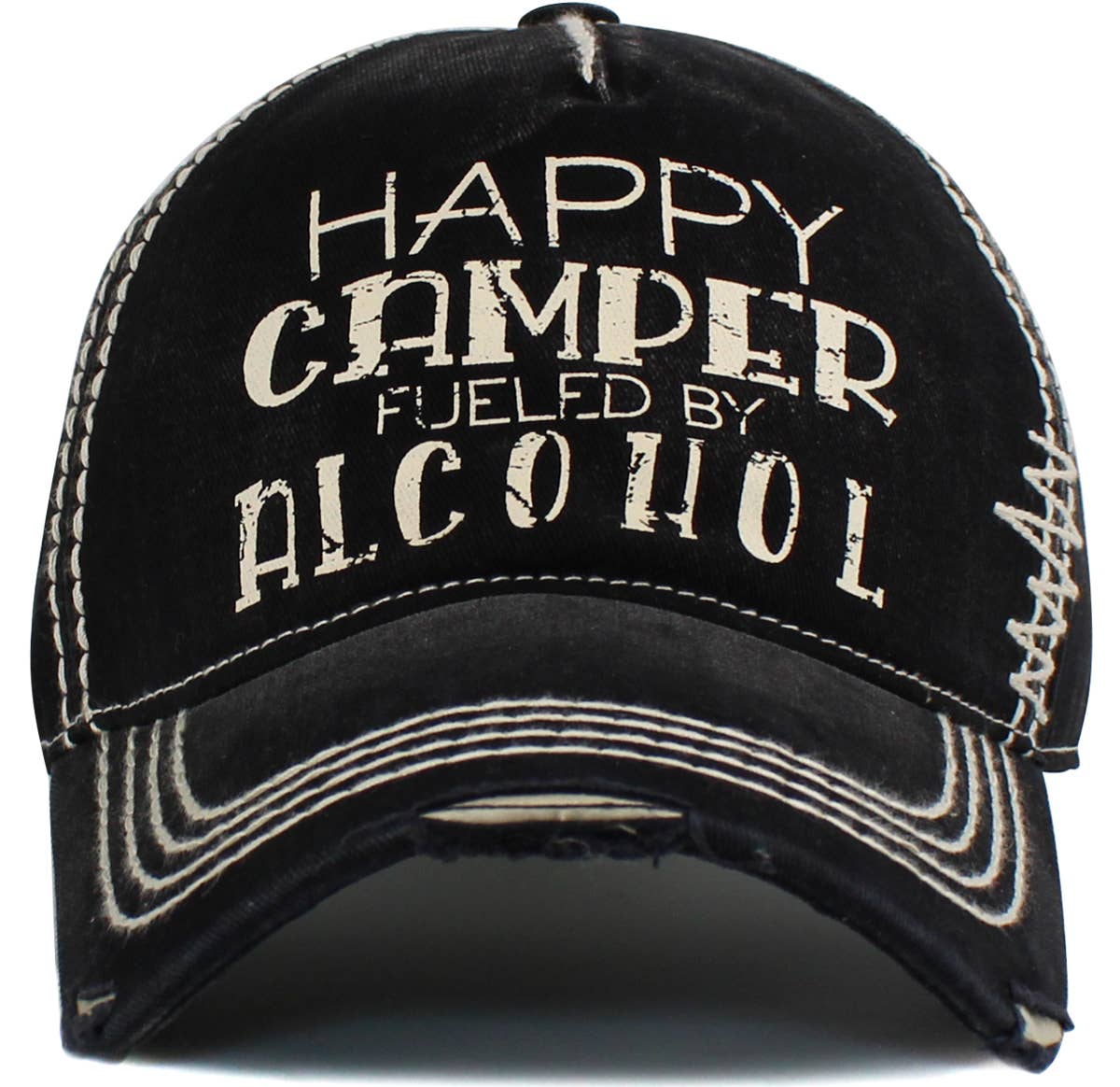KBETHOS - Wholesale Baseball Cap - Unisex - Happy Camper Fueled By Alcohol Vintage Ballcap12
