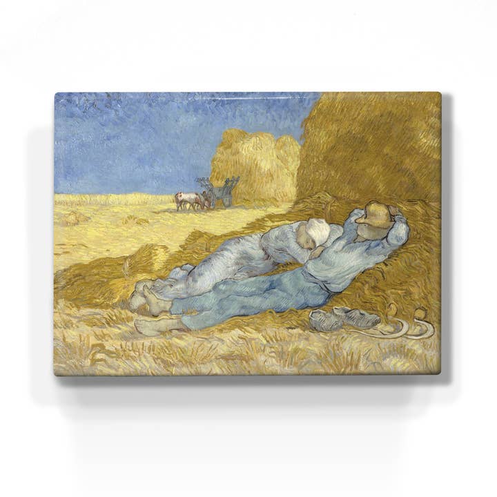 Stampa laccata, Siesta - Vincent van Gogh per la vendita all'ingrosso da parte di Laqueprint