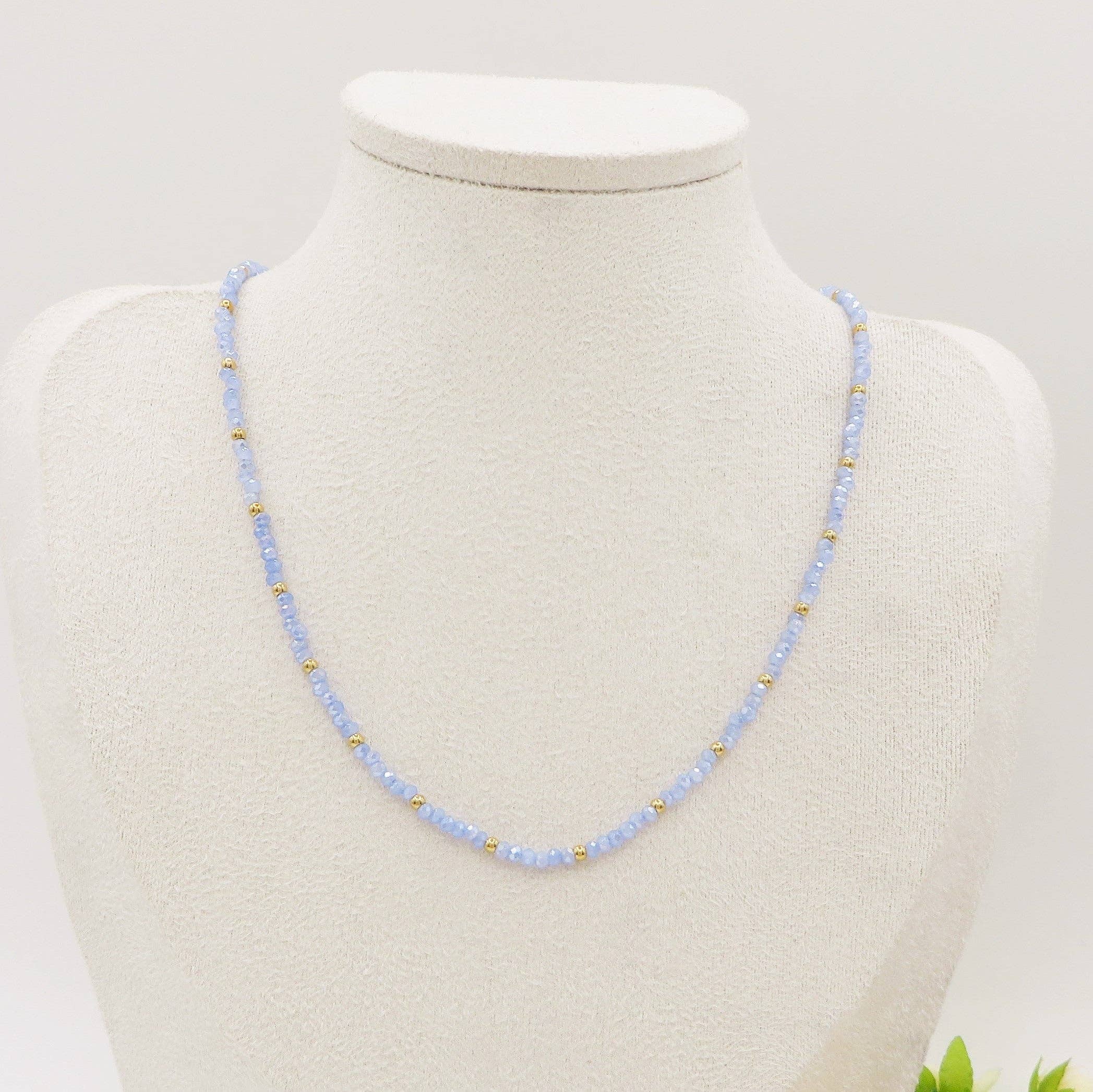Daemon srls - Wholesale Beaded/Pearl Necklace - OCEAN - Collana perline cristallo e ACCIAIO inossidabile colori brillanti1
