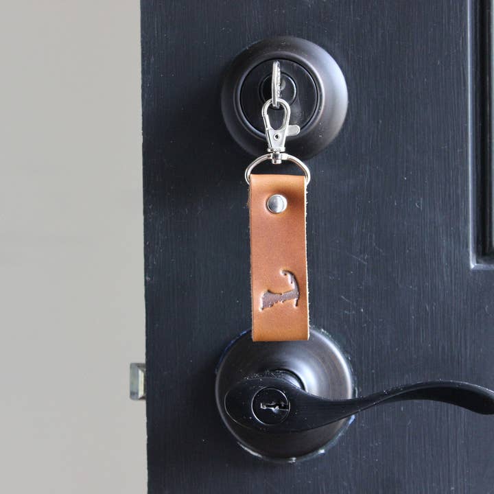 Mermaid and Sailor - Wholesale Keychain - Unisex - Cape Cod Leather Keychain Vacation gift souvenir shop1