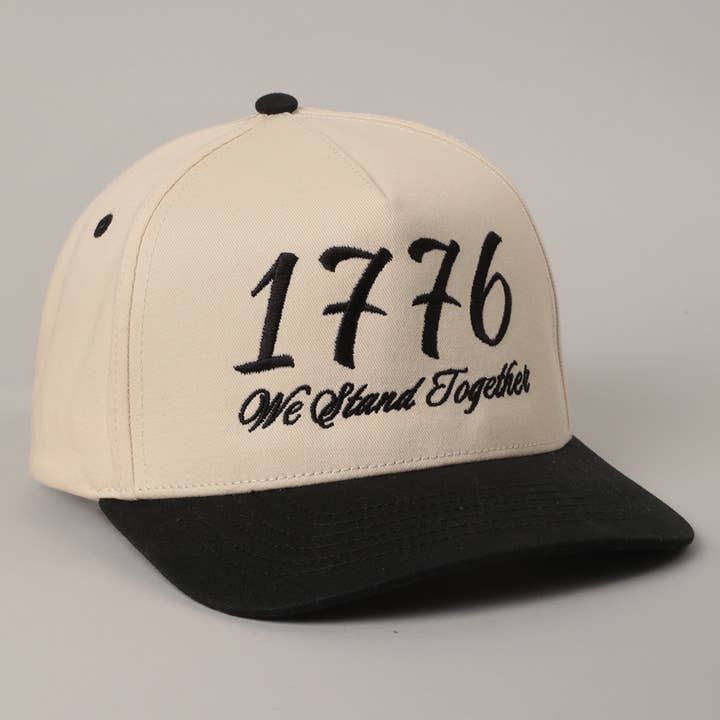 Fashion City - Wholesale Trucker Hat - Unisex - 1776 We Stand Together Two-Tone Trucker Hat