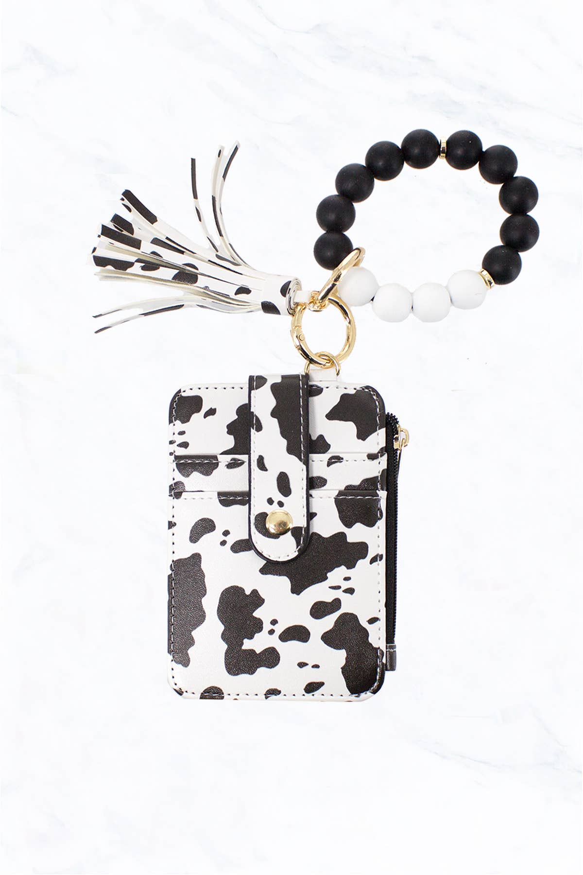 Suzie Q USA - Wholesale Keychain Bracelet - Silicone Bead Bracelet with Card Holder Keychain7