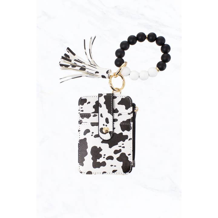 Suzie Q USA - Wholesale Keychain Bracelet - Silicone Bead Bracelet with Card Holder Keychain7