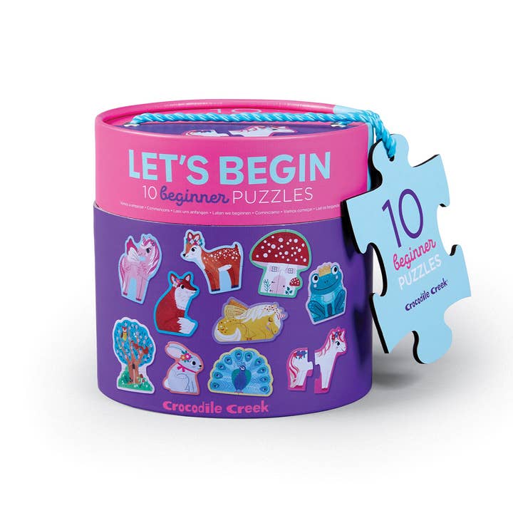 Crocodile Creek Inc. - Wholesale Puzzle - Kids - Let's Begin 2-Piece Puzzle - Unicorn