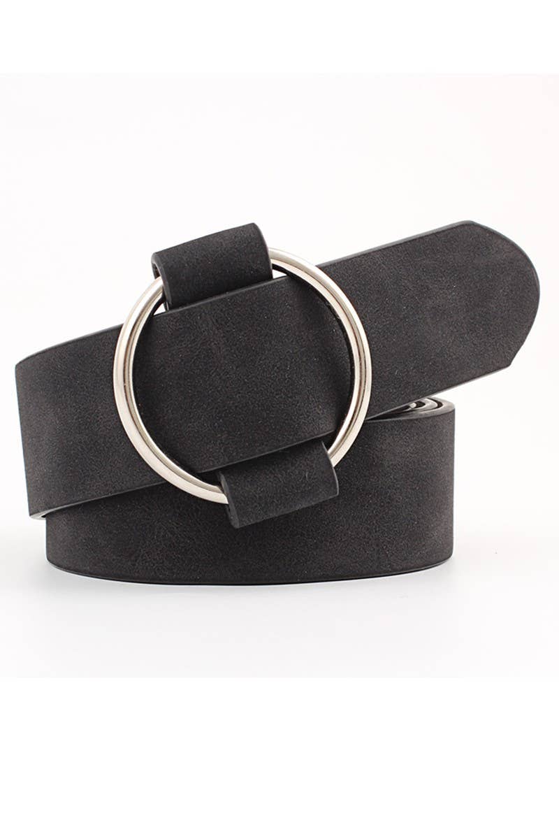 Lily Clothing - Vente Ceinture – femme - CEINTURE À BOUCLE TENDANCE EN SIMILICUIR BASIQUE_CWABE0085