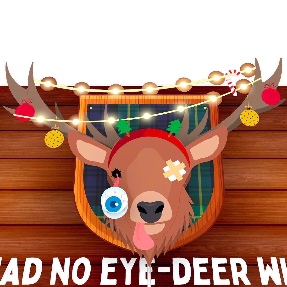 Unhinged Gifts – wholesale Julkort – Ingen aning pop-up-kort - Roligt julkort1