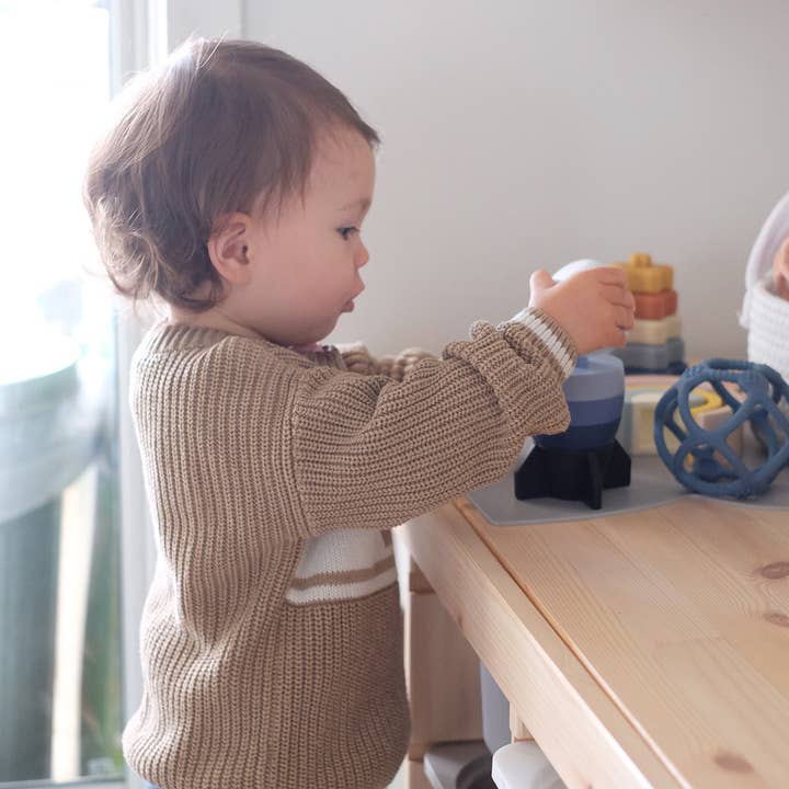 Living Textiles - Wholesale Puzzle – Child - Silicone Rocket Stacking Puzzle6