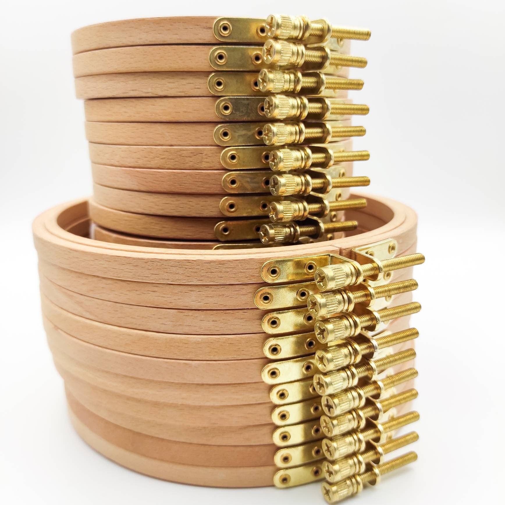 SChandworks - Wholesale Embroidery/Cross Stitch Supplies - Round Beechwood Hoop 3"/4"/5"/6"/7"/8"/9"/11"/12"2