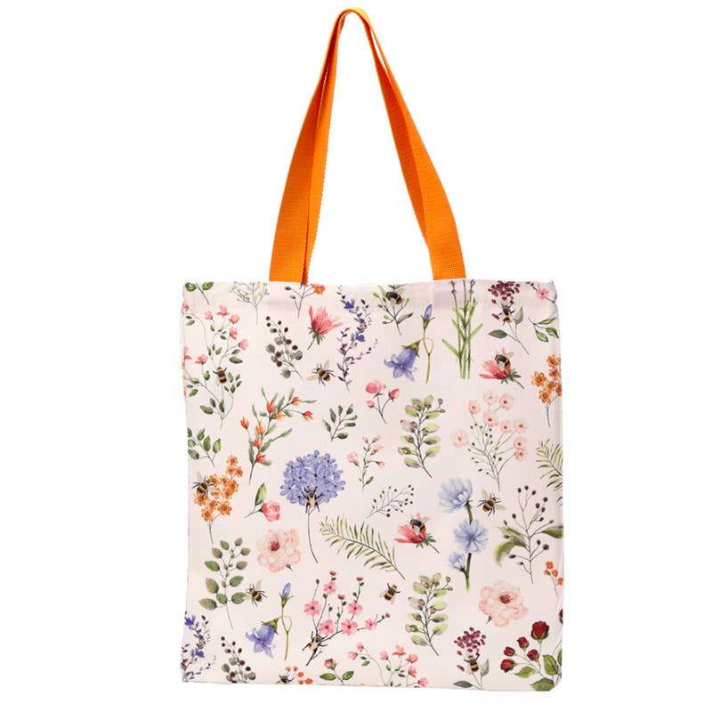 Puckator Ltd - Wholesale Grocery/Shopping Bag - Nectar Meadows Reusable Zip Up Cotton Bag3