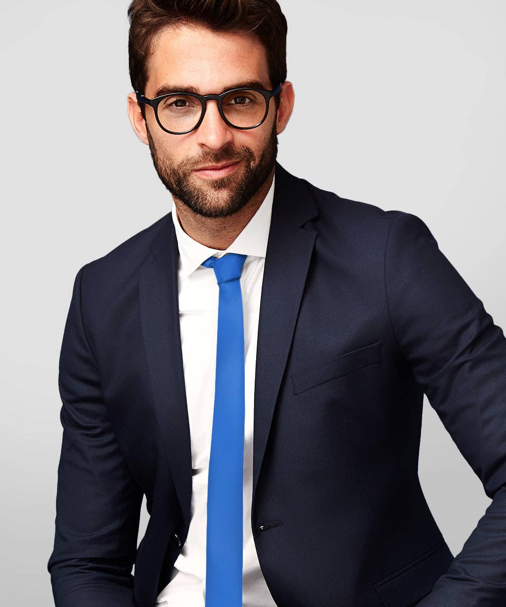 Dubal Brothers - Vente Cravate – homme - Cravate fine unie (4 paquets) par Vittorio Farina80