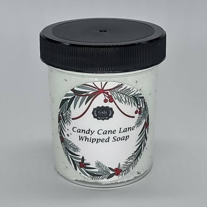 Candy Cane Lane - Whipped Soap Small for wholesale by Gala Tea and Gifts