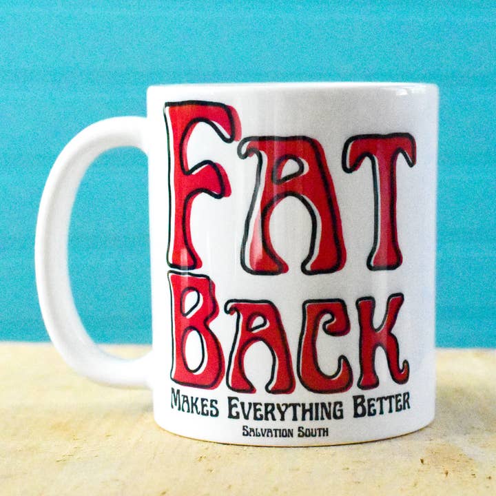 Kaffeetasse The Fat Back Makes Everything für den Großhandel von Salvation South
