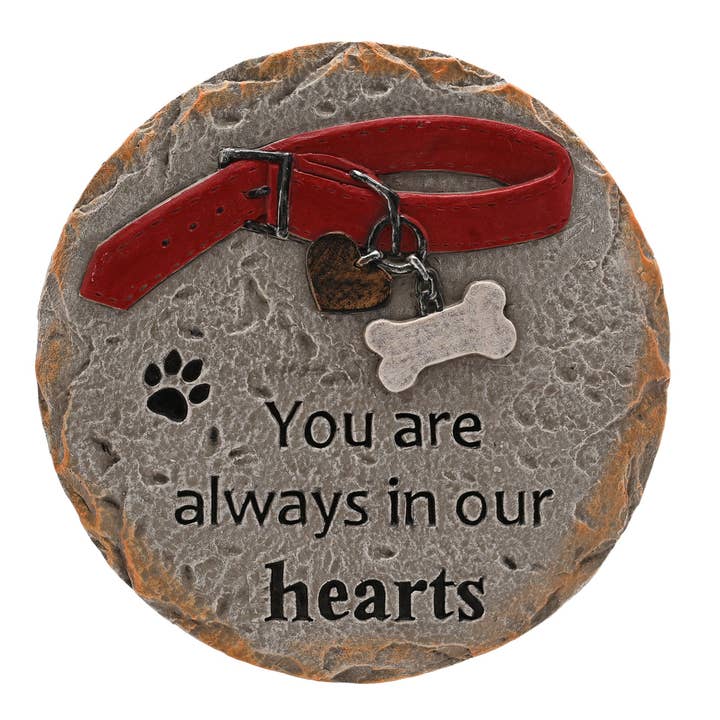 Thoughts of You Pet Memorial Stone - Always In Our Hearts for wholesale by WIDDOP and Co.