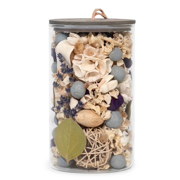 Andaluca - Wholesale Potpourri - Amber Lavender Potpourri Jar3