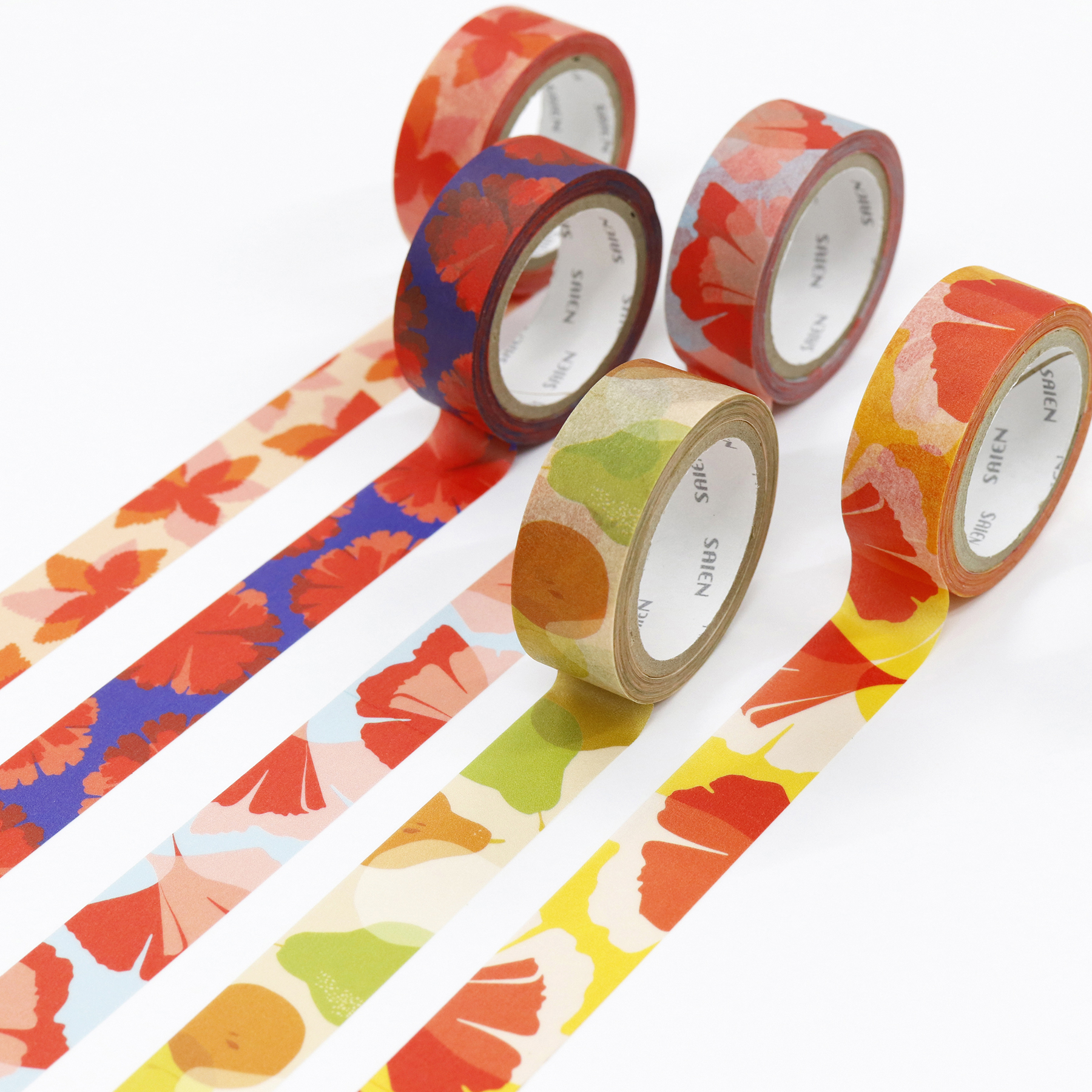 Common Modern - Wholesale Washi Tape - Ginkgo Pop Valencia Washi Tape | Masking Tape | Craft Tape6