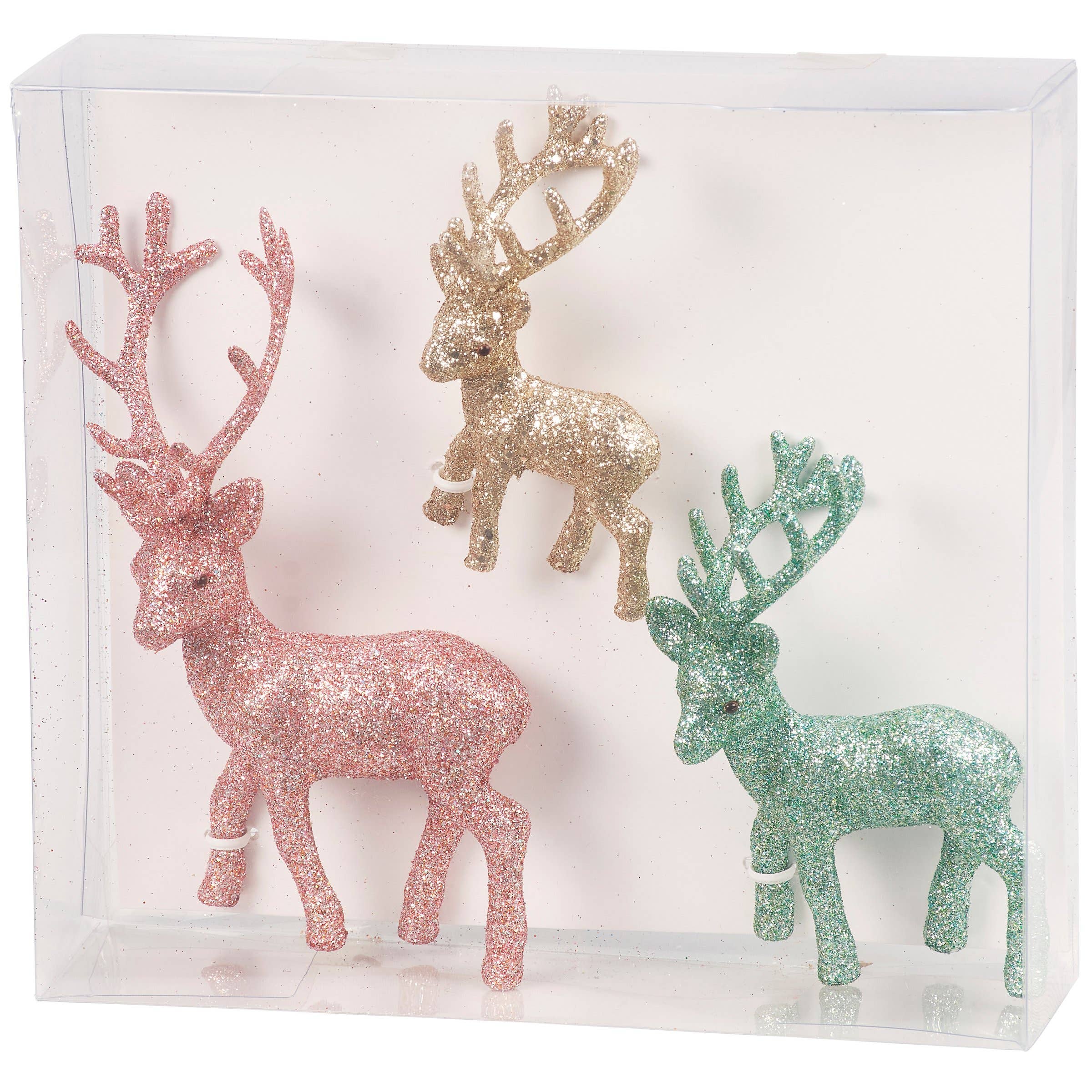 Primitives by Kathy - Wholesale Decorative Figurine - Pastel Deer Set3
