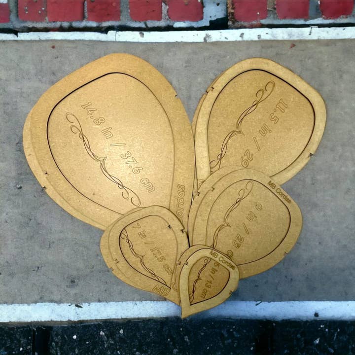 MB Cordas - Wholesale DIY craft kit - Macrame Leaves Cutting Templates, Feathers Wall Hanging Ornament, Tool Easy Way Cut DIY1