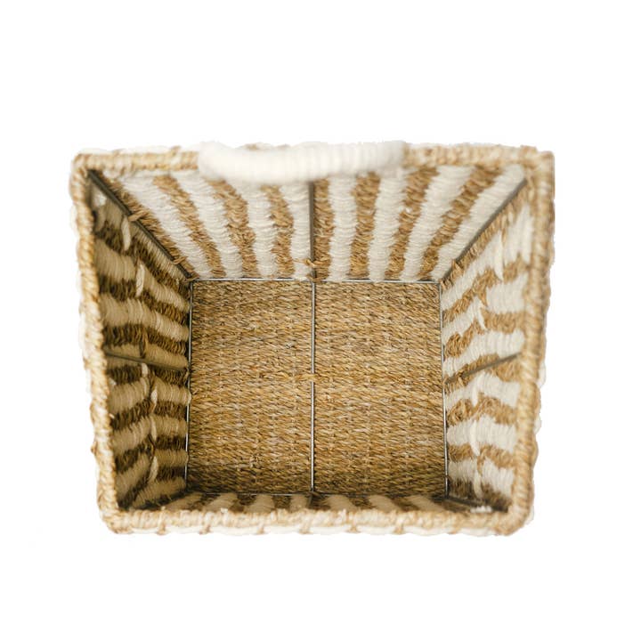 KORISSA - Wholesale Basket - Handwoven Wicker Storage Basket • Ula Square Basket3