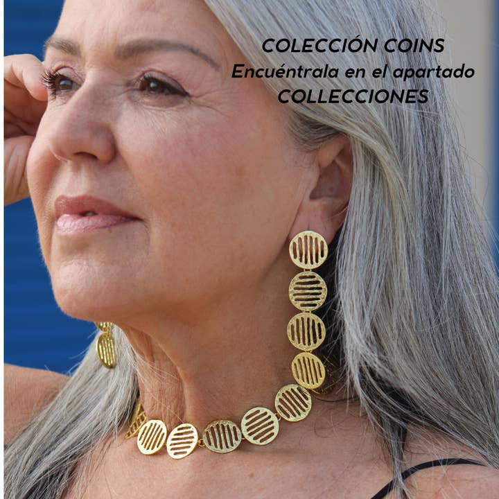 LA MAR - Wholesale Choker/Collar - COINS choker gold-plated7