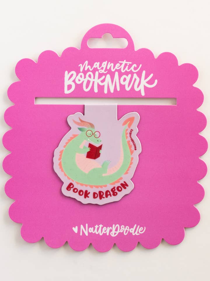 Book Dragon Magnetic Bookmark – Fantasy Booktok Reader Gift for wholesale by NatterDoodle